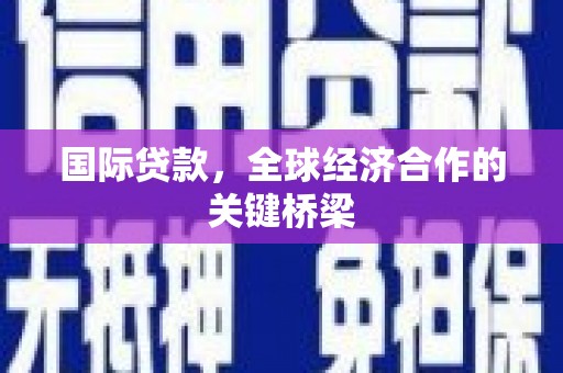 林园国际贷款，全球经济合作的关键桥梁