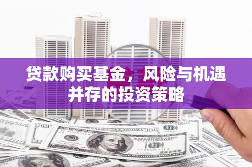 四子王旗贷款购买基金，风险与机遇并存的投资策略