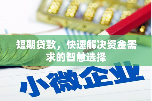 舞钢短期贷款，快速解决资金需求的智慧选择