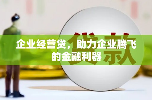 彝良企业经营贷，助力企业腾飞的金融利器