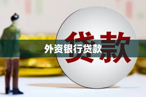 富民外资银行贷款