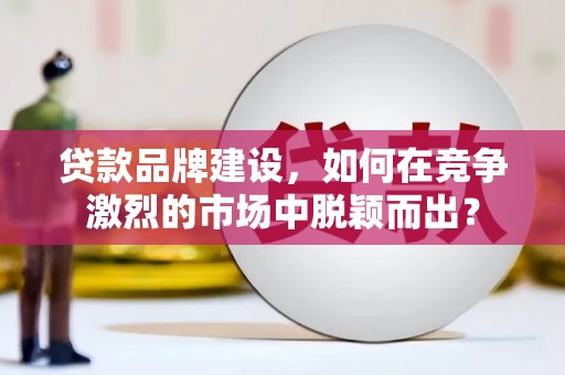 玉树贷款品牌建设，如何在竞争激烈的市场中脱颖而出？
