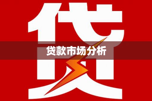 安居贷款市场分析