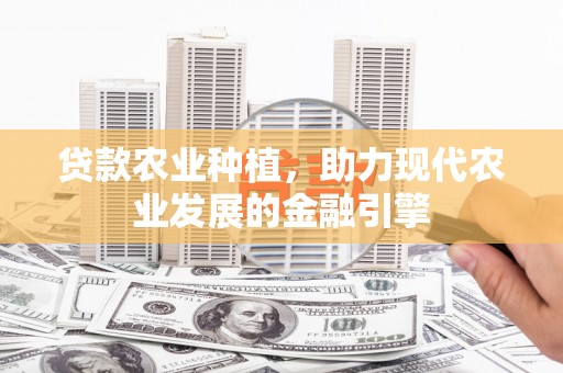 礁溪贷款农业种植，助力现代农业发展的金融引擎