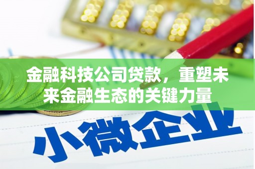 普陀金融科技公司贷款，重塑未来金融生态的关键力量