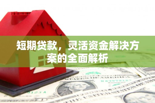 黄平短期贷款，灵活资金解决方案的全面解析