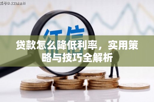 高雄贷款怎么降低利率，实用策略与技巧全解析
