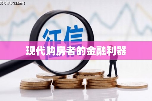 郊区现代购房者的金融利器